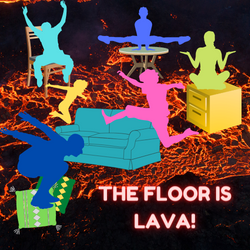 The floor is lava png